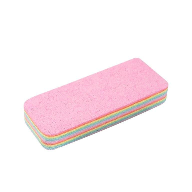 AMEEDARSHAN Multipurpose Rainbow Microfiber Dish Cleaning Sponges 12 Layers Tearable NonScratch Scrubber for Kitchen and Bathroom - Image 1