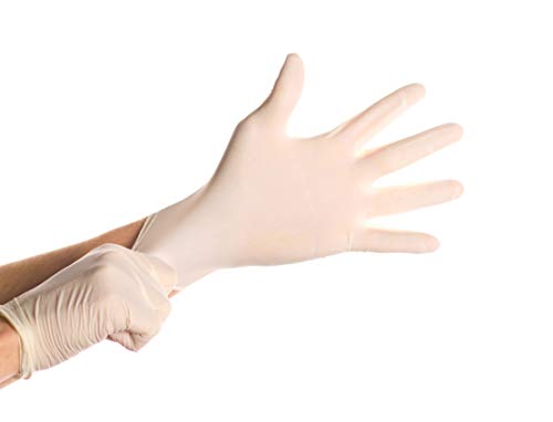 SAFEGUARD Latex Powder Free Gloves, Small, 100 Count (Pack of 1) - Image 2