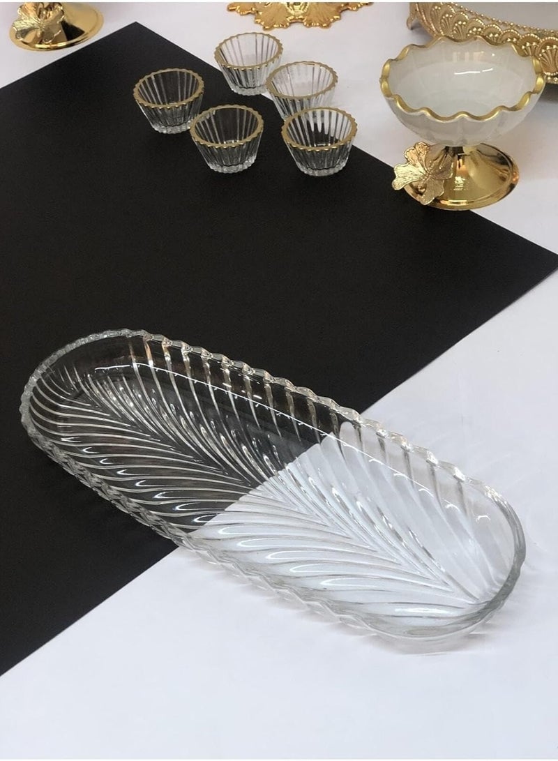 Serving Platters and Trays, 7.5 Inch, Fruit Tray, Trays for Serving, Appetizer  - Image 2