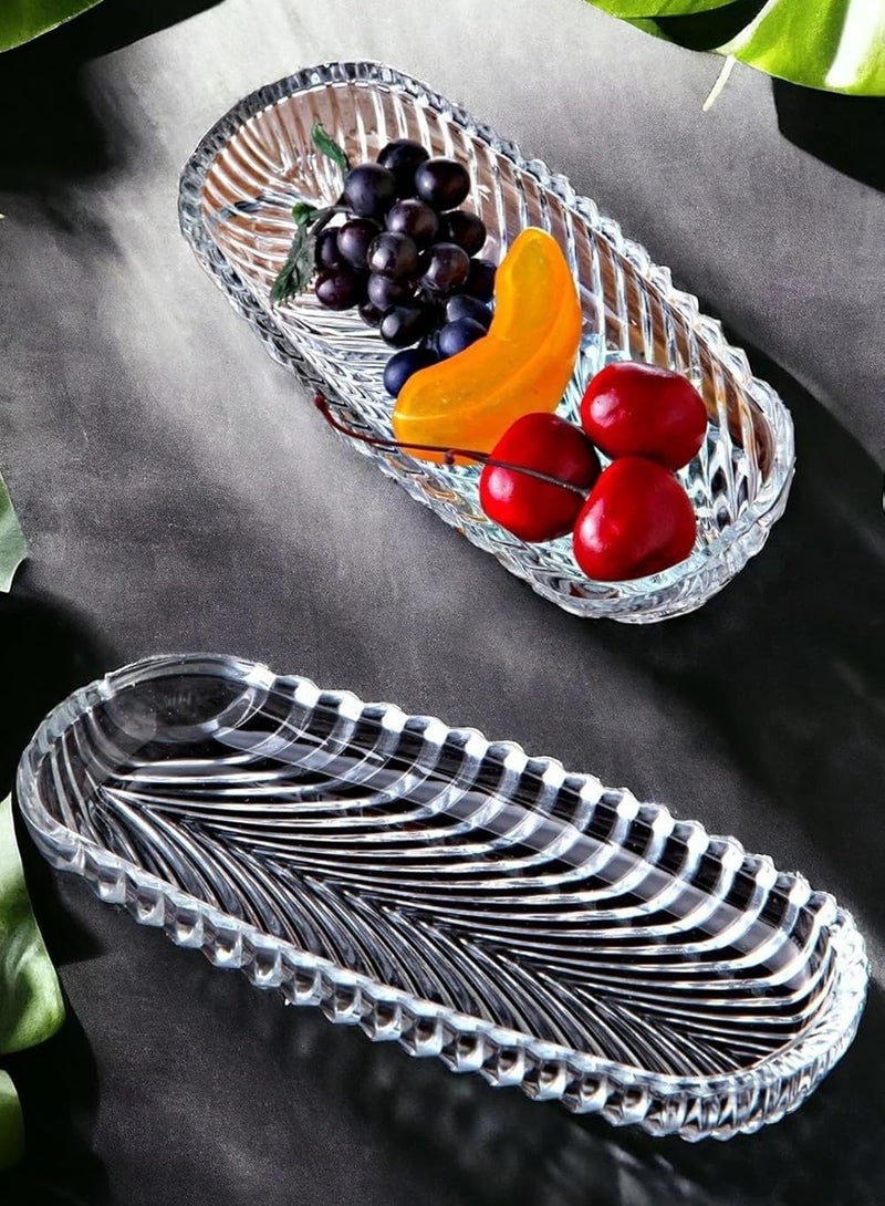 Serving Platters and Trays, 7.5 Inch, Fruit Tray, Trays for Serving, Appetizer  - Image 4