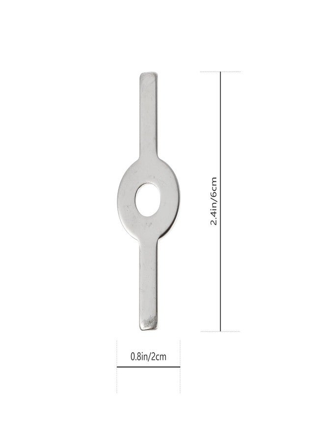PRETYZOOM Stainless Steel Meat Grinder Brackets 2.36In Sausage Stuffer Holder for Household Kitchen Meat Filling Accessories Compact Design - Image 2