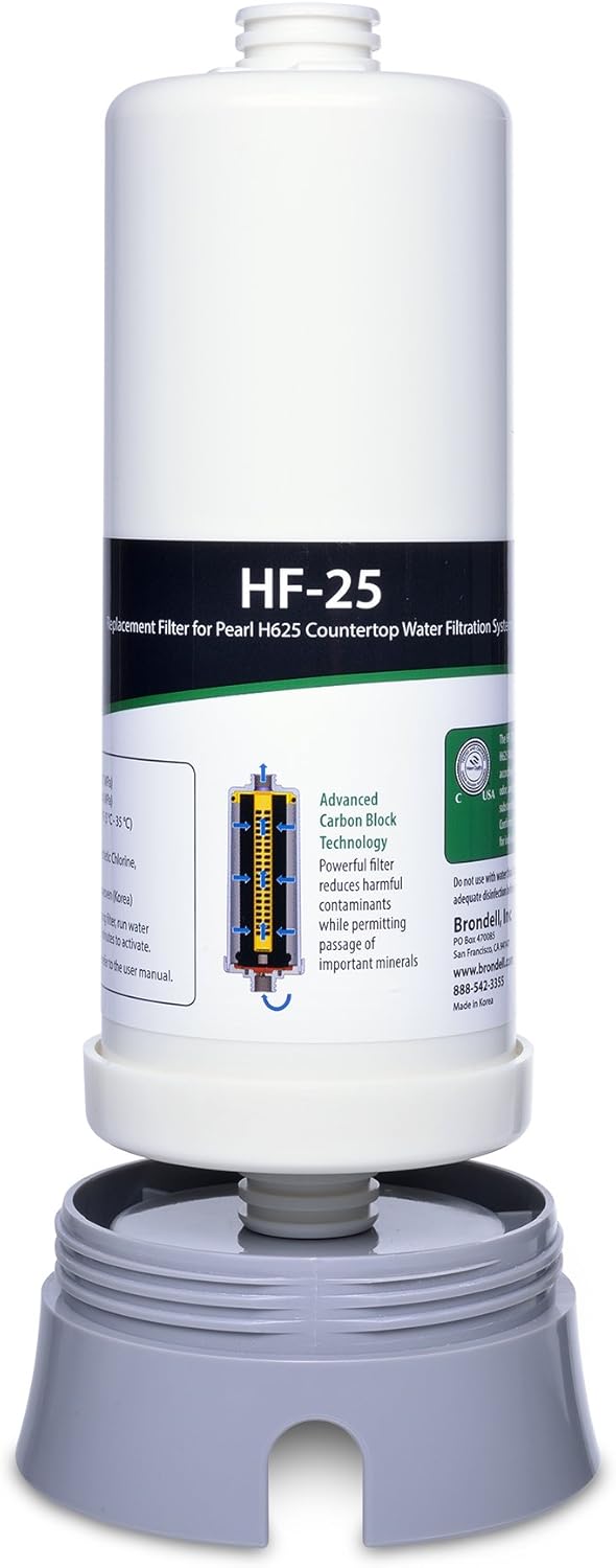 Brondell فلتر مياه برونديل HF25 بديل لفلترة سطح المطبخ نظام بيرل - Image 3