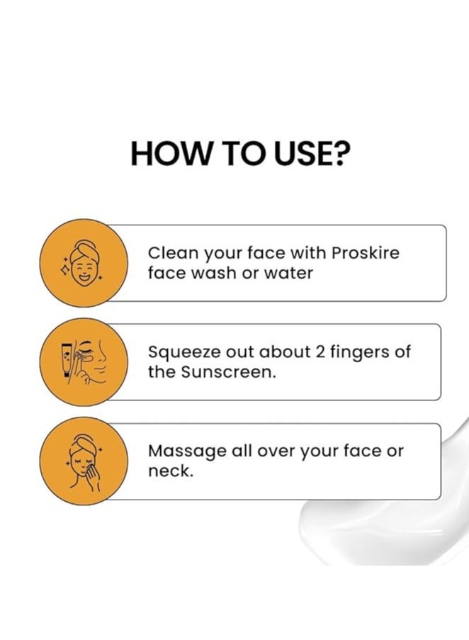 Proskire Vitamin C Bright Complexion Cream For Dark Spots, Glow & Radiant Skin - Image 4