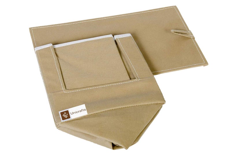 UNICRAFTS Shirt Stacker Wardrobe Organizer Clothing Cover Non Woven Pack of 3Beige - Image 4