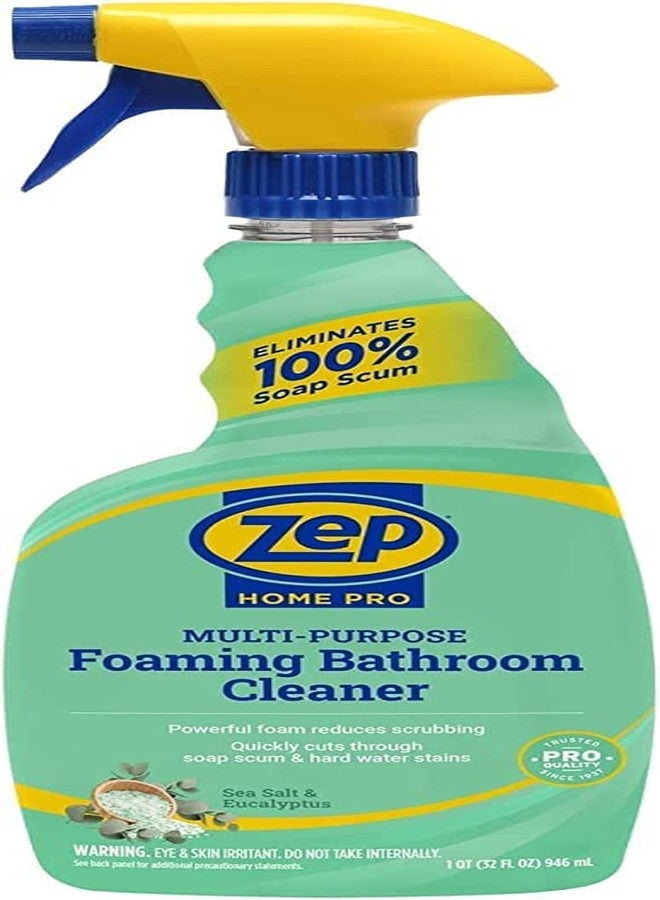 Zep Home Pro Multi-Purpose Foaming Bathroom Cleaner - 32 Fl. Oz. - R53106 - Pro Trusted Cleaning Power: Now in Refreshing Scents and Family Friendly Formulas (1) - Image 1