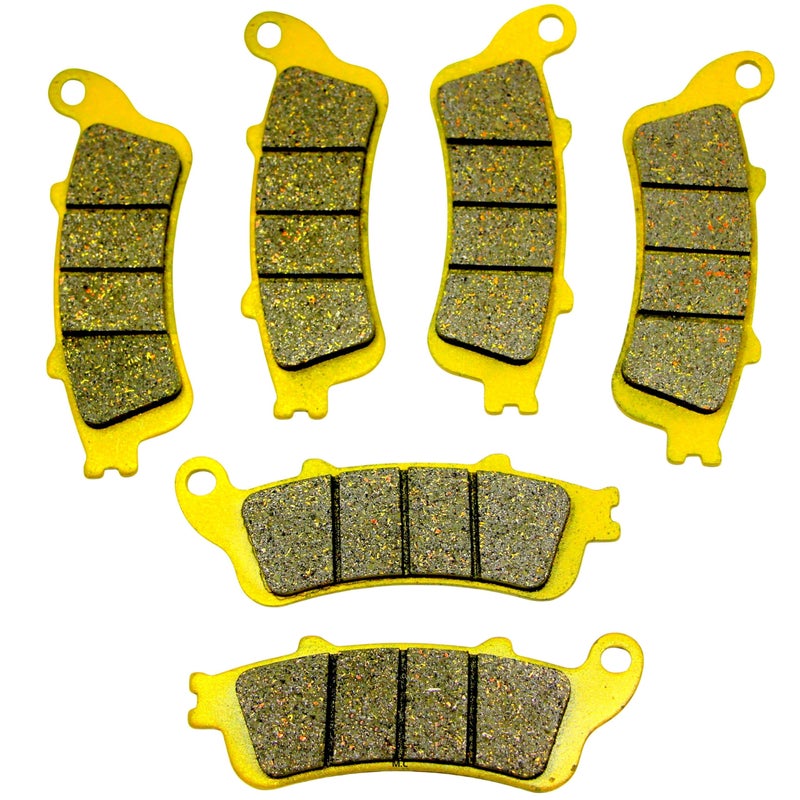 Master Chen Front Rear Brake Pads Brakes for Honda GL 1800 A ABS Goldwing VFR 800 A Fi ST 1300 CBR 1100 VTX 1800 FA261FR