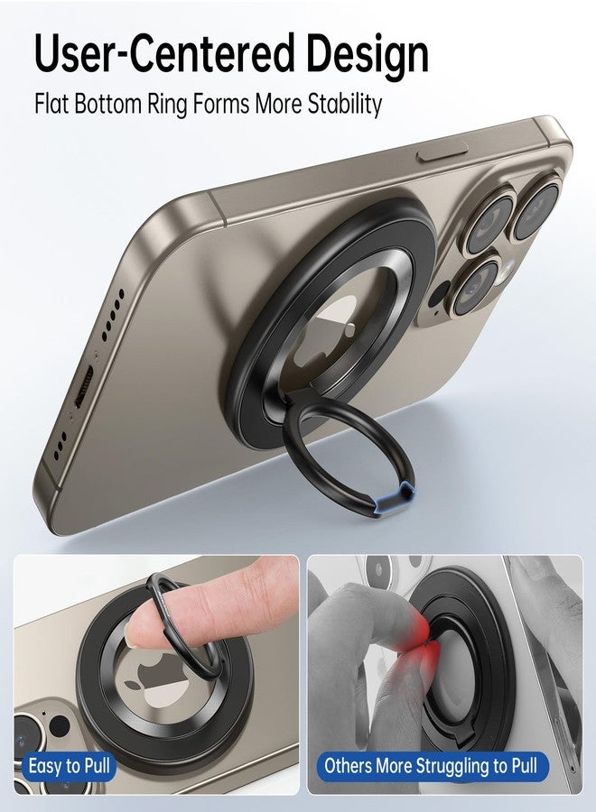 Syncwire حامل هاتف مغناطيسي SYNCWIRE مع حلقة للأصابع لمغناطيس MagSafe [عبوة 2] - حامل هاتف مغناطيسي مزدوج الجوانب متوافق مع iPhone 17 Pro Max 16 15 14 13 12 ملحقات MagSafe - Image 3