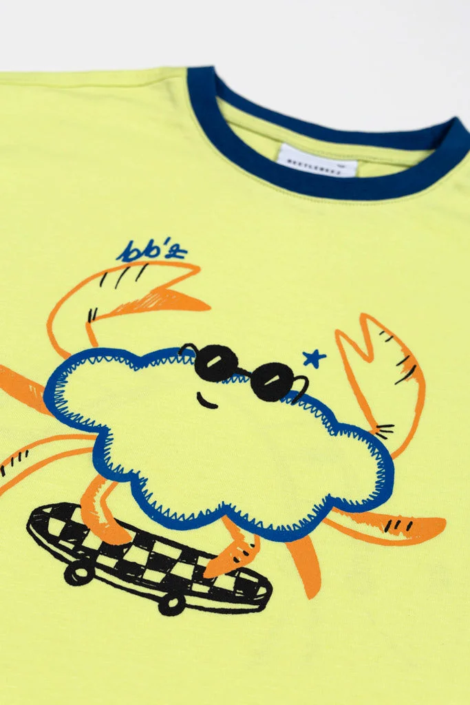 بيتليبيز Cool Crab Oversize T-Shirt