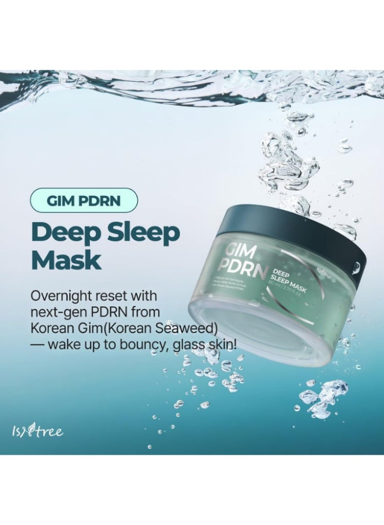 ISNTREE Gim PDRN Deep Sleep Mask for Damaged, Dull & Dehydrated Skin (Hydration + Barrier Recovery) - Image 4