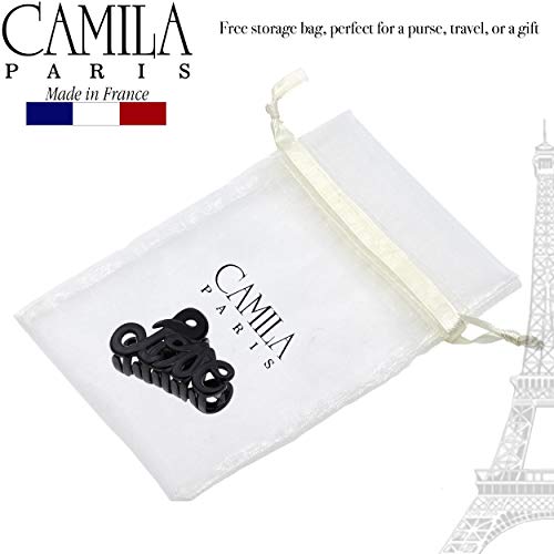 Camila Paris CP3025 French Hair Clip for Women, 2 inch Girls Hair Claw Clips Jaw Black Fashion Durable and Styling Hair Accessories for Women, Strong Hold No Slip Grip, Made in France - Image 5