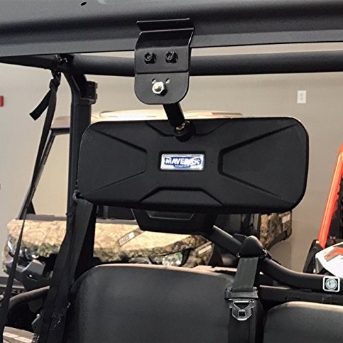 Maverick Advantage مرآة الرؤية الخلفية ديلوكس الثقيلة 12" عرض × 4" ارتفاع لسيارة كان-أم ديفندر UTV - Image 4