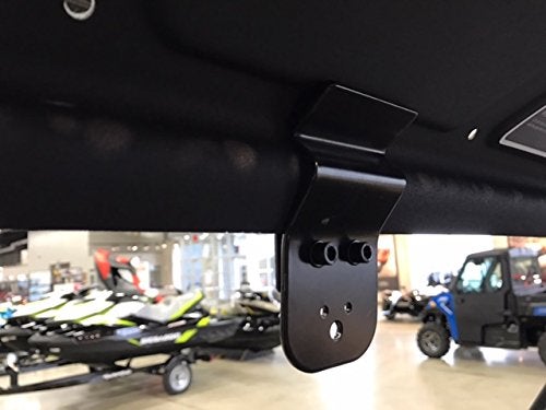 Maverick Advantage مرآة الرؤية الخلفية ديلوكس الثقيلة 12" عرض × 4" ارتفاع لسيارة كان-أم ديفندر UTV - Image 2