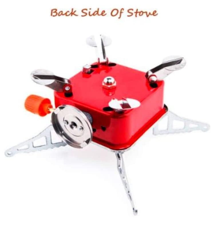 FabSports Camping Gas Stove, 2800W, Ultra-Light Folding, Outdoor Picnic Cooking Burners, With Storage Bag, Emergency Stove - Image 4