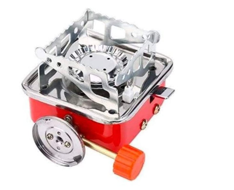 FabSports Camping Gas Stove, 2800W, Ultra-Light Folding, Outdoor Picnic Cooking Burners, With Storage Bag, Emergency Stove - Image 2