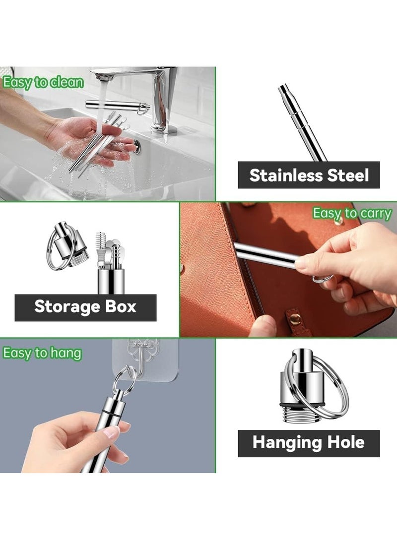 Generic Ear Cleaner kit Earwax Removal Set 6Pcs Stainless Steel Ear wax Removal Tool set Reusable Ear Pick Tools Set with Storage Box(Gold)  - Image 5