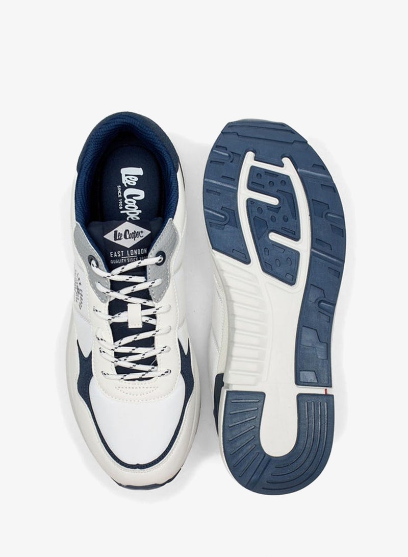 لي كوبر سنيكرز رجالي بأربطة وتصميم كولور بلوك - Image 4