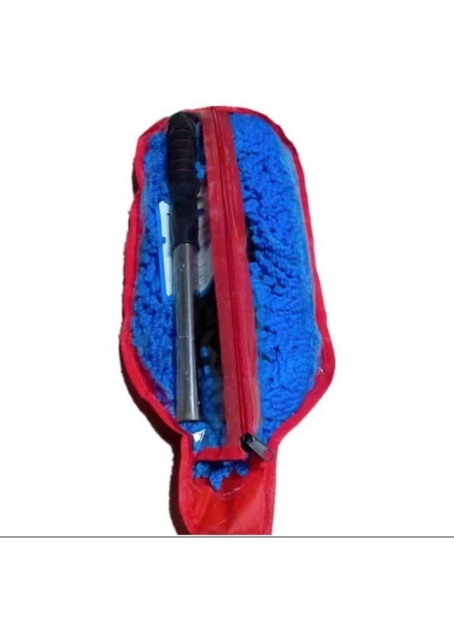 Movable Car Cleaning Brush with Extendable Stainless Steel Handle – Telescopic Car Wash Brush for Exterior & Windshield Cleaning  - Image 2