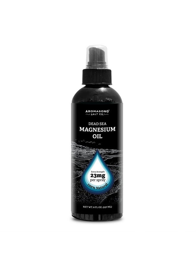 Aromasong - Extra Strength Ultra-Pure Magnesium Spray (23mg Magnesium in Each Spray) 8 Oz, Known to be Used for Leg Discomfort and Promotes a Calm Sleep. - Image 1