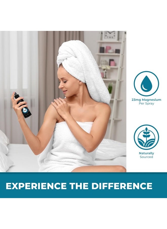 Aromasong - Extra Strength Ultra-Pure Magnesium Spray (23mg Magnesium in Each Spray) 8 Oz, Known to be Used for Leg Discomfort and Promotes a Calm Sleep. - Image 1
