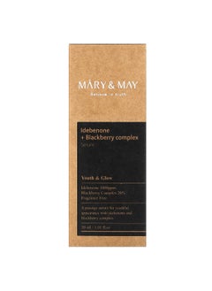 MARY & MAY Mary & May, Idebenone + Blackberry Complex Serum, 1.01 fl oz (30 ml)  - Image 2
