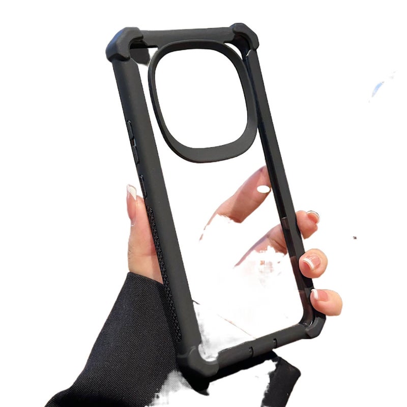 MS غطاء واقي، مقاوم للصدمات, حماية من السقوط، Acrylic، مقاوم للصدمات لـ Redmi Note 14، أزرق من الأكريليك باللون الأزرق باللون الأحمر - Image 2