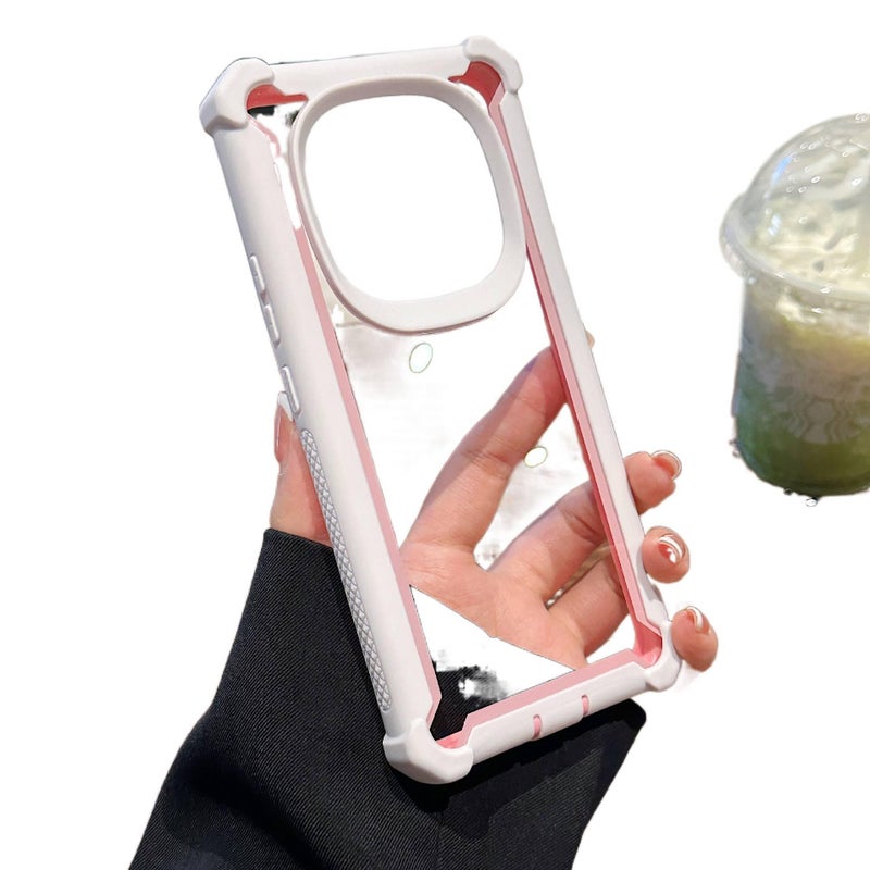 MS غطاء واقي، مقاوم للصدمات, حماية من السقوط، Acrylic، مقاوم للصدمات لـ Redmi Note 14، أزرق من الأكريليك باللون الأزرق باللون الأحمر - Image 3