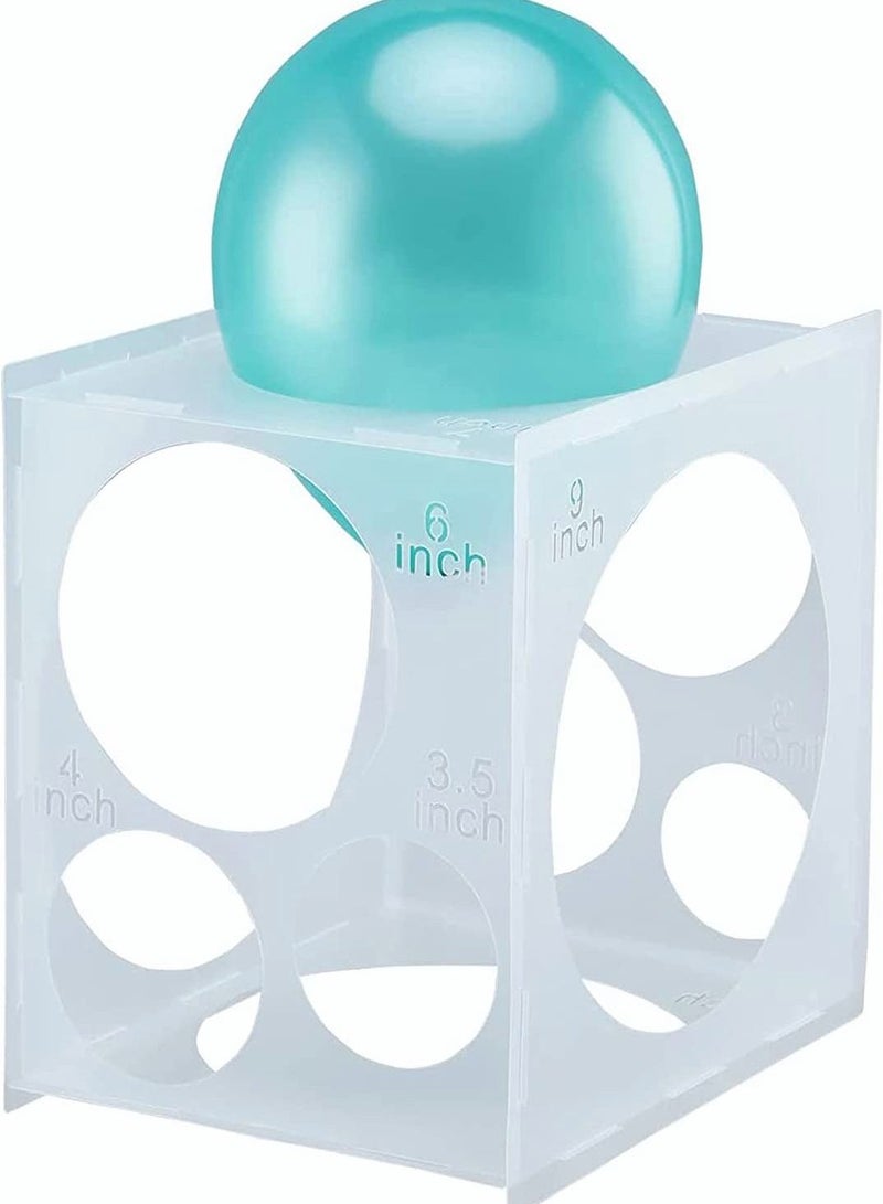 كاست ويف صندوق بحجم البالون البلاستيكي القابل للطي لحفلات الزفاف وأعياد الميلاد - Image 5