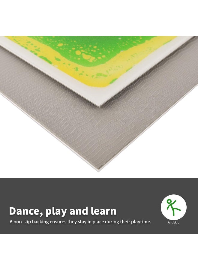 LONGKING 4 Sensory Tiles, 12" x 12" Sensory Floor Tiles, Liquid Floor Tiles - Image 5