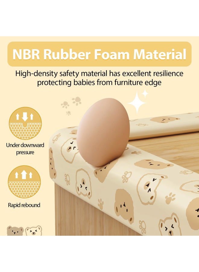 Lonlown Edge Protector for Baby Proofing 6.5ft Heavy-Duty Soft Rubber Foam Furniture Edge Bumper Guards Cute Furniture Corner Edge Safety Bumpers Desk Edge Cushion for Kids - Image 3