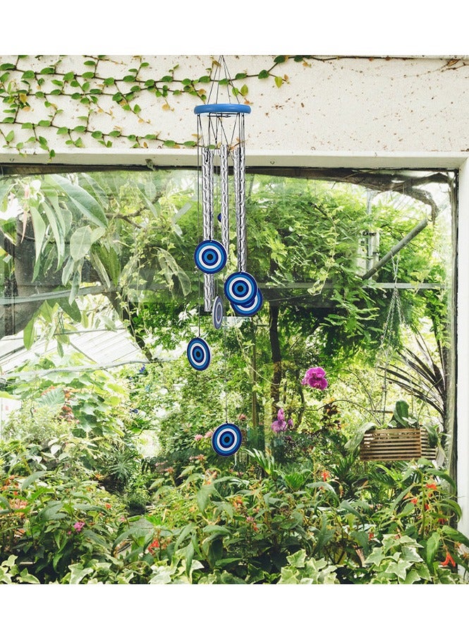 دقات الرياح للخارج 25 بوصة معلقة زخرفة معدنية Windchimes في الهواء الطلق حديقة الديكور - Image 4