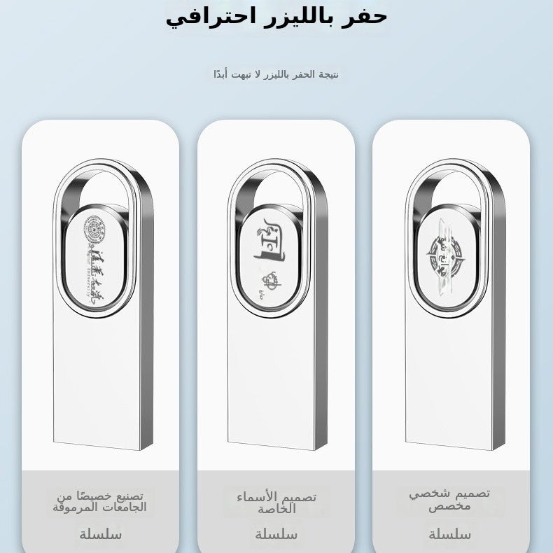 Eaget U5 Metal USB Flash Drive - Waterproof, Plug-and-Play for Students &  Business - Image 3