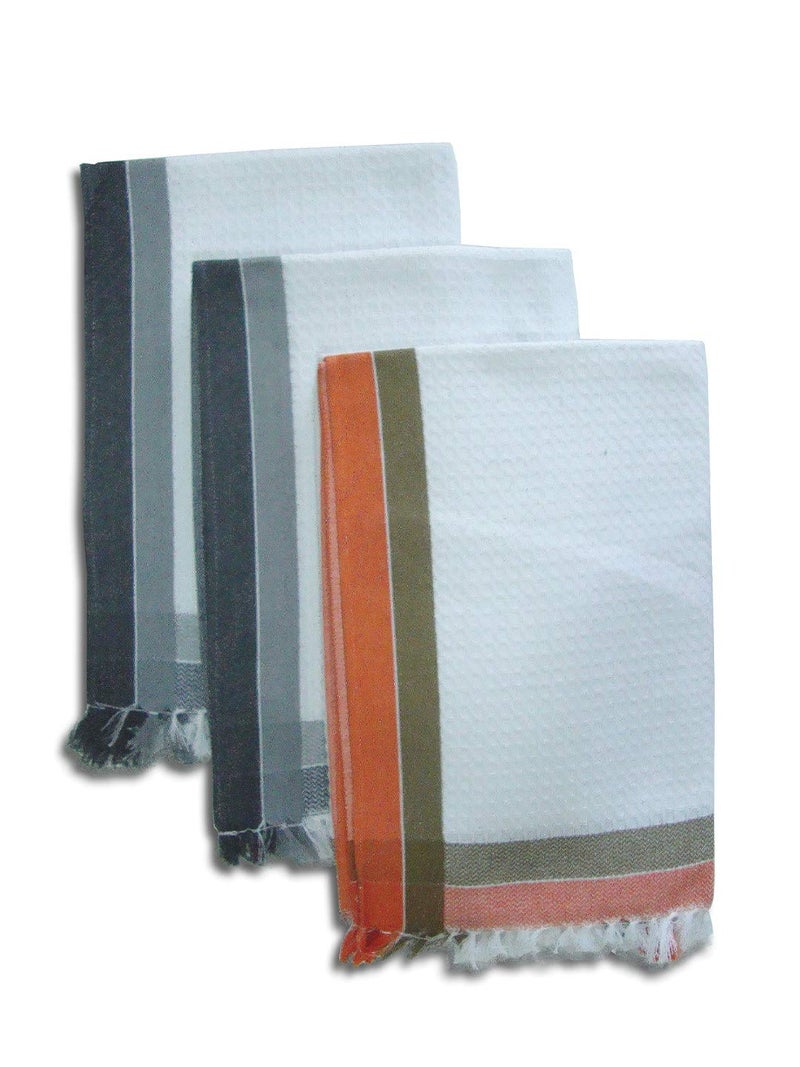 Athom Trendz Athom Living Light Weight Cotton Premium Bath Towel 75x150 cm Multi16 - Image 3