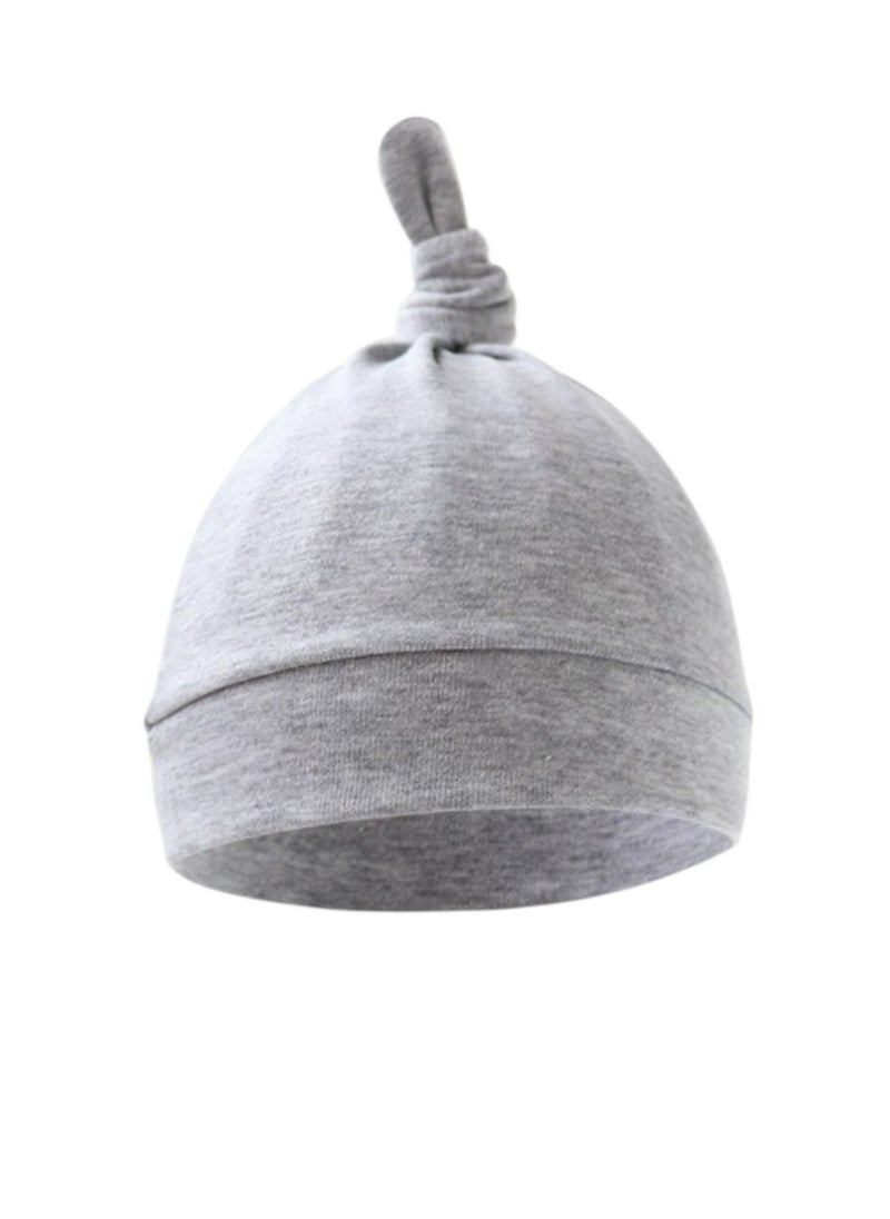 Bambimici Bambimici -  2 pcs TinyTops Baby Beanie and Mittens - Gray  - Image 1