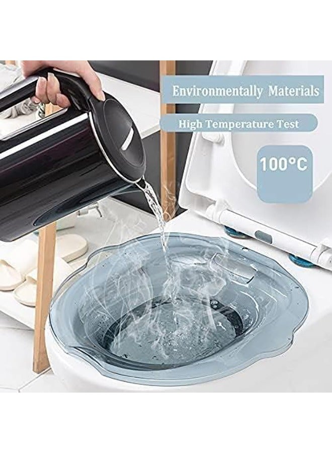 Toilet Seat Sink for Postpartum Care, Elderly, Disabled or Hemorrhoid Treatment - Mitigate Infections, Relieve Inflammation, Calm Pain Fits All Toilet Seat Toilets  - Image 2