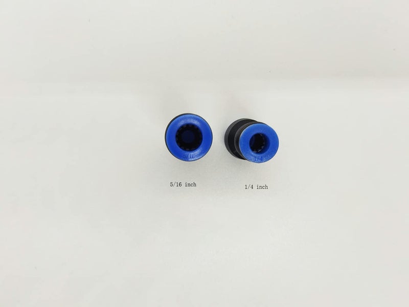ROZESAZZ zjxed 5/16" OD x 1/4" OD Pneumatic quick Connector Push to Connect fittings Straight reducer Union/Coupler (Pack of 10) - Image 2