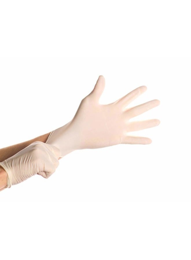 Safeguard Latex Powder Free Gloves, Small, 100 Count (Pack of 1) - Image 2