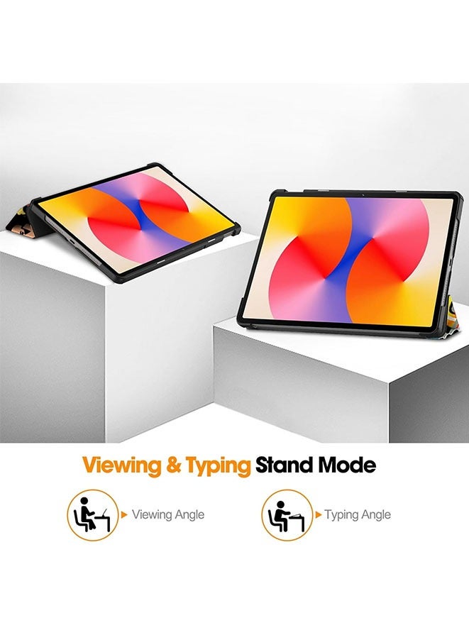 Muyixin حافظة واقية قابلة للطي لهواوي ميت باد SE مقاس 11 بوصة (2024)، خفيفة الوزن نحيفة ثلاثية الطي مضادة للصدمات غلاف مغناطيسي مع قاعدة جلدية مع خاصية الاستيقاظ/النوم التلقائي (جرافيتي) - Image 5