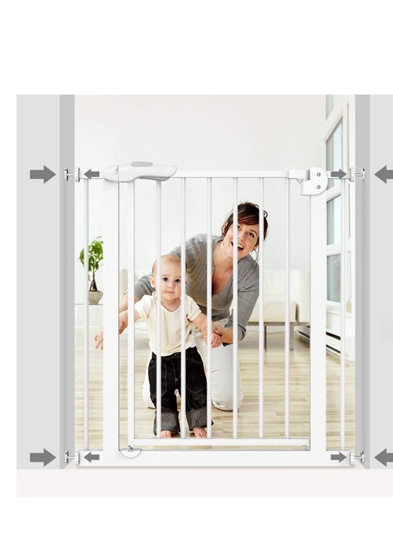 كابتن تيك 4pcs Pressure Mounted Baby Gate Adaptor Extra Long M10 Threaded Spindle Rods Walk Thru Gates Accessory Screw Bolts for Stair Dog for Safety Stairs & Doorways, Easy Install - Image 3