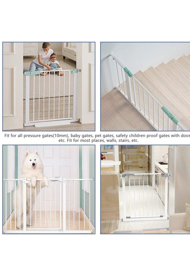 كابتن تيك 4pcs Pressure Mounted Baby Gate Adaptor Extra Long M10 Threaded Spindle Rods Walk Thru Gates Accessory Screw Bolts for Stair Dog for Safety Stairs & Doorways, Easy Install - Image 4