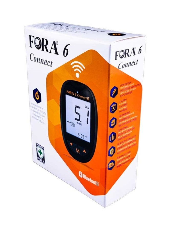 Fora 6 Connect Blood Glucose Multi-Functional Monitoring System - Image 1