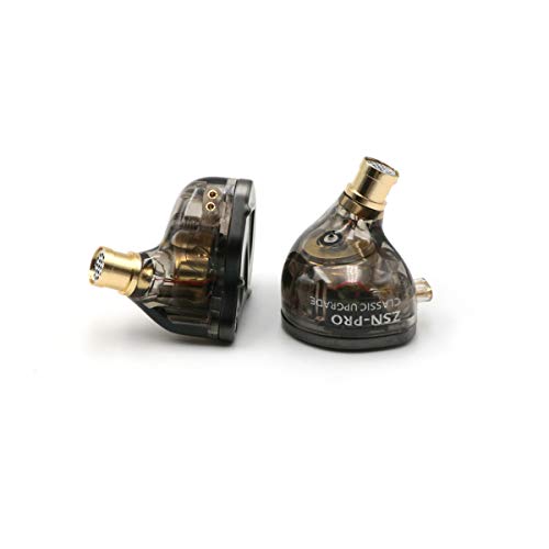 Linsoul KZ ZSN Pro Dual Driver 1BA+1DD Hybrid Metal Earphones HiFi in-Ear Monitor with Detachable Recessed 2Pin Cable, Zin Alloy Panel (Without Mic, Black) - Image 2