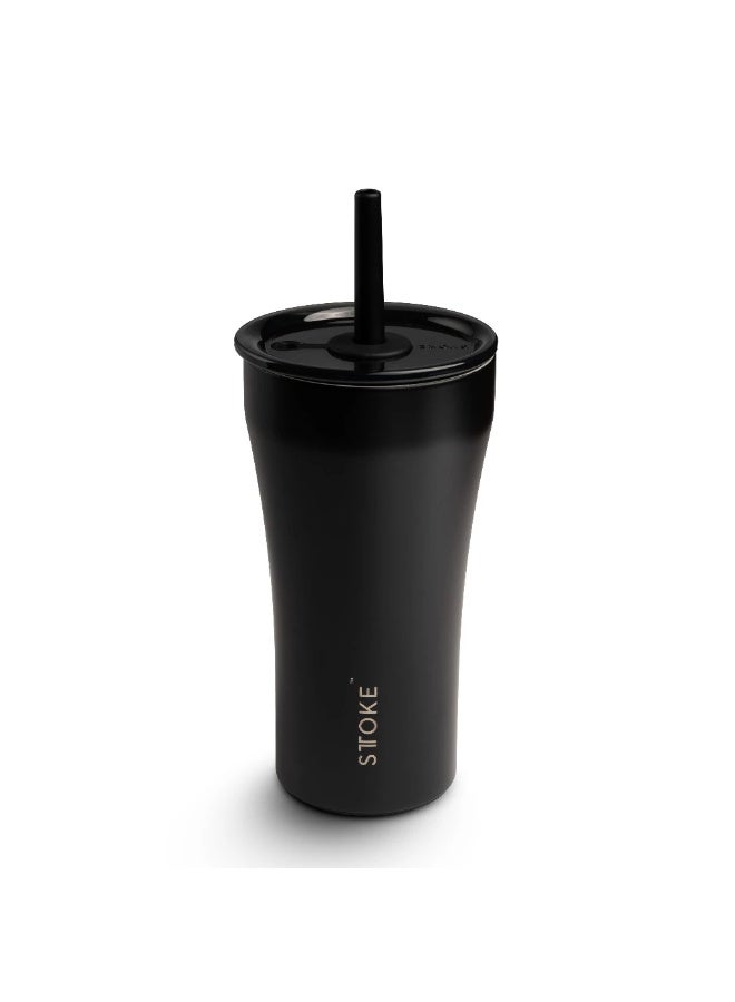 STTOKE Ceramic Insulated Leakproof Straw Tumbler Bottle - 590ml/20oz | Commuter Cup Classic Series - Image 1