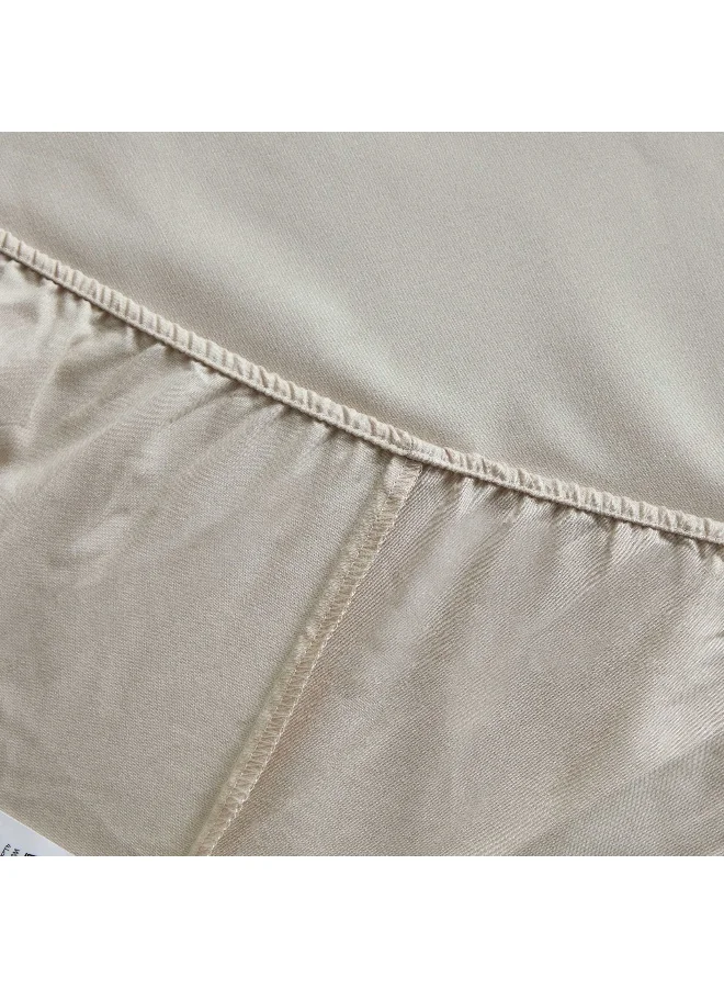 Home Box Derby Solid Microfiber Olympic Queen Fitted Sheet - 160x200+25 cm