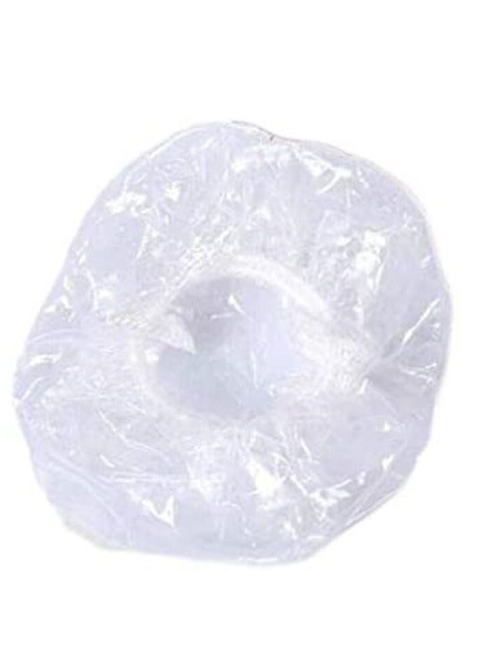 بروماس CK762 100 قطعة غطاء للأذنين واضح للاستعمال مرة واحدة غطاء للأذن واقي الأذن يغطي صبغة الشعر درع حامي - Image 1