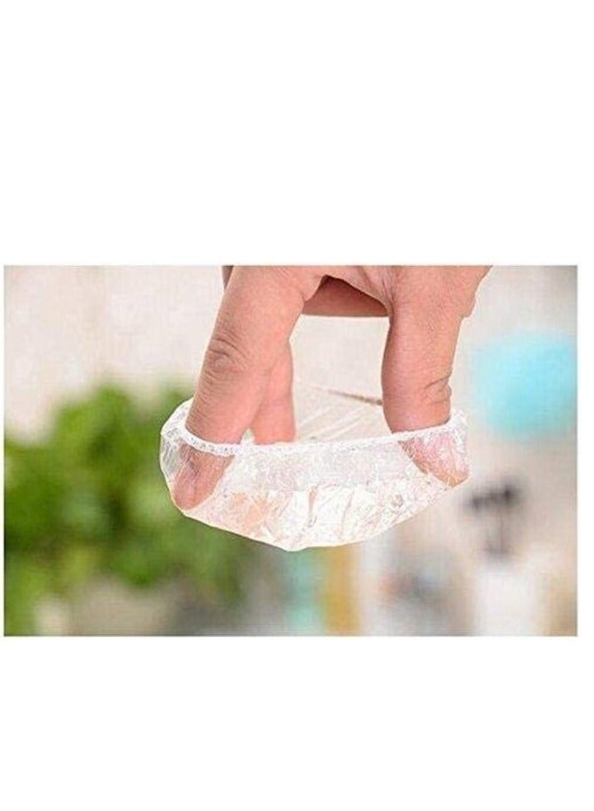 بروماس CK762 100 قطعة غطاء للأذنين واضح للاستعمال مرة واحدة غطاء للأذن واقي الأذن يغطي صبغة الشعر درع حامي - Image 3