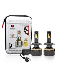 Toby's Toby's T220 Pro 440W/Pair Original Tested LED Headlight Assembly 44000 Lumens Bright Color With Temperature 6500K (H4)  - Image 1