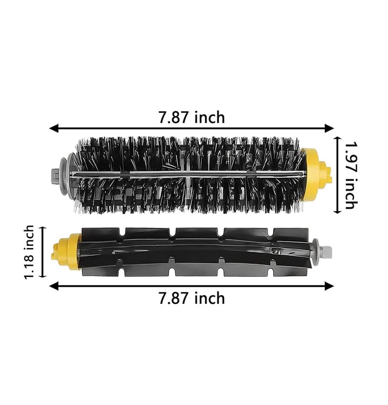 HsvrySa Replacement parts for iRobot Roomba 600 Series 694 675 618 692 675 676 695 677 671 655 645 690 680 660 650 620 614 & 500 Series 595 585 564 robot 2 Bristle 2 Beater Brush 4 Filter 6 Side Brush - Image 5