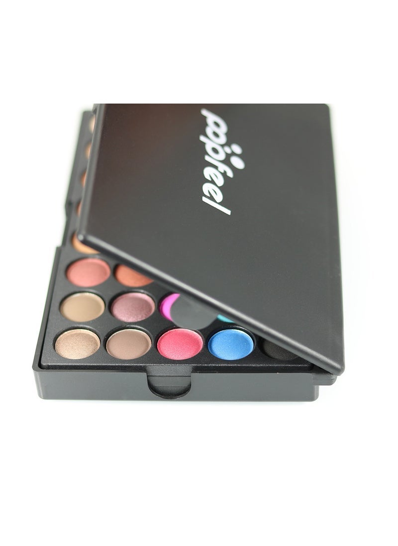 popfeel 120 Vivid Colors Mini Eyeshadow Palette Matte and Shimmer - Professional 3 Layers Bright and Warm Colorful Eye Shadow Palette Makeup Set  - Image 5