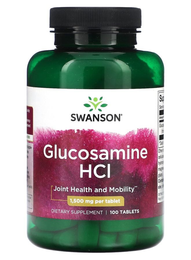 SWANSON Glucosamine HCl 1500 mg 100 Tablets