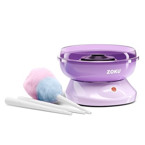 ZOKU Cotton Candy Maker, Countertop Cotton Candy Machine, Includes 10 Paper Cones, Enjoy Homemade Treats in Minutes - Image 2